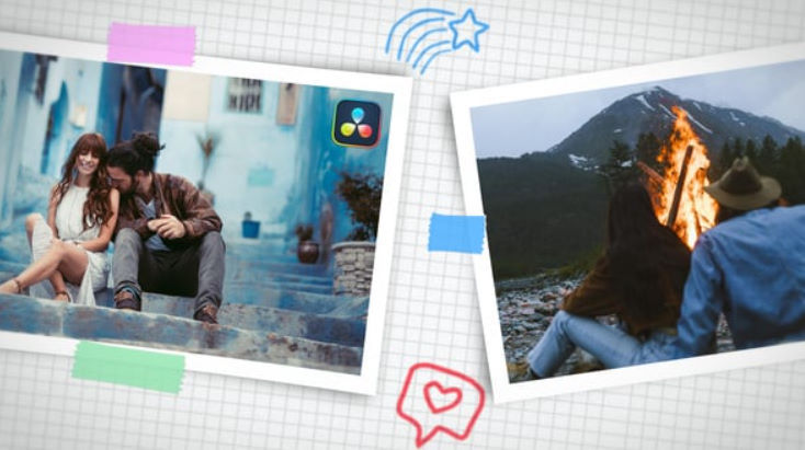 Videohive Scrapbook Tape Transitions for DaVinci Resolve