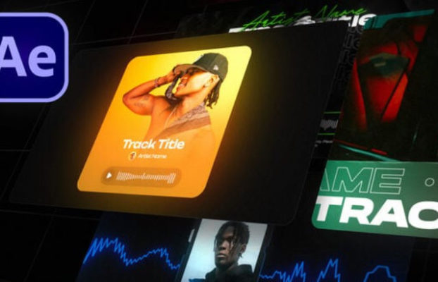 Videohive YouTube audio visualizer template pack for After Effects – Hype