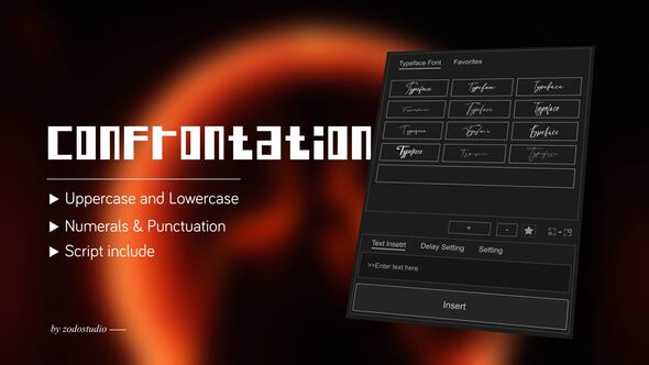 Videohive Animated Typeface – Indo Malay Confrontation
