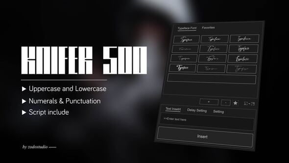 Videohive Animated Typeface – Knifer 500