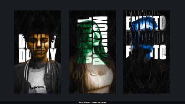 Videohive Poster Type Stories