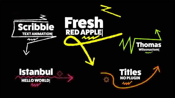 Videohive Arrows Titles 59314501