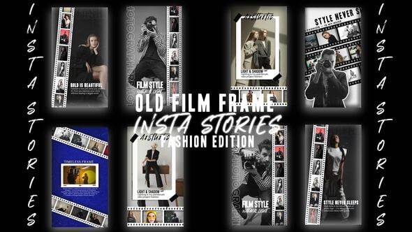 Videohive Old Film Frame Insta Stories – Fashion Edition