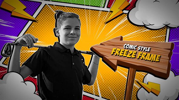 Videohive Freeze Frame | Comic Style Intro