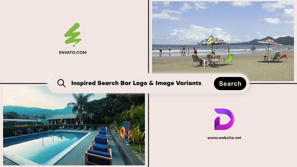 Videohive Search Bar Logo & Image | 4K