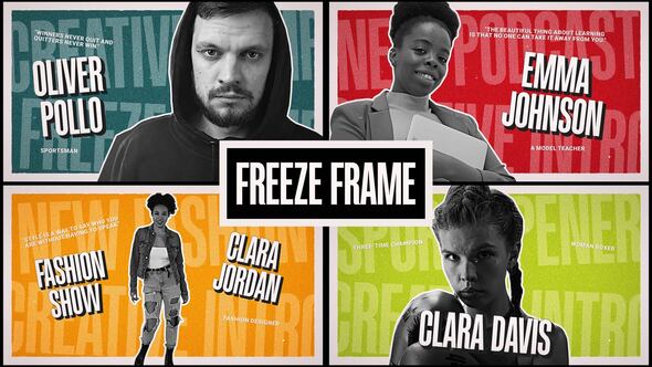 Videohive Freeze Frame Maker 59465762