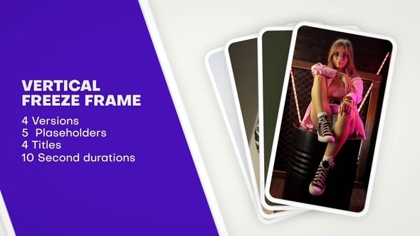 Videohive Vertical Freeze Frame 58986224