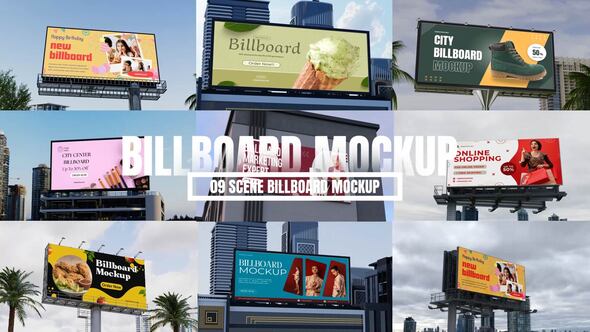 Videohive Billboard Mockup 58797488