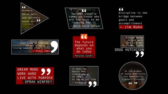 Videohive Quotes Titles | AE |