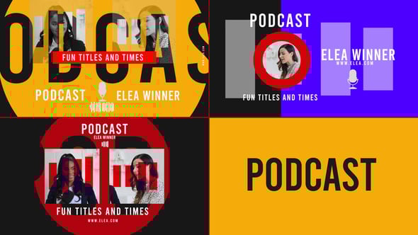 Videohive Podcast Opener 59245220