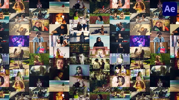 Videohive Mosaic Opener | Logo Reveal