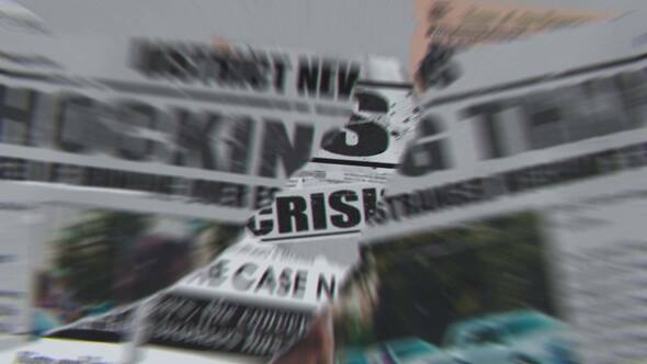 Videohive Ripped Newspaper Headlines