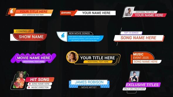 Videohive Modern Tv Titles Kit