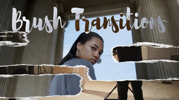 Videohive Brush Transitions 58809766