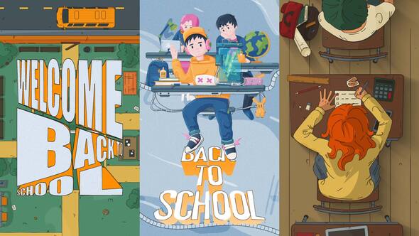 Videohive Back to School Stories 59329979