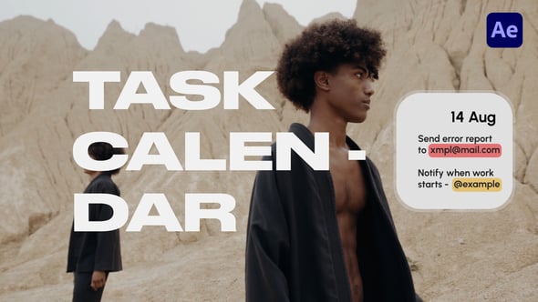 Videohive Task Calendar