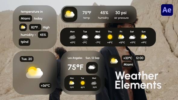 Videohive Weather Elements