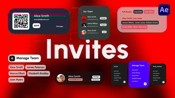 Videohive Invites