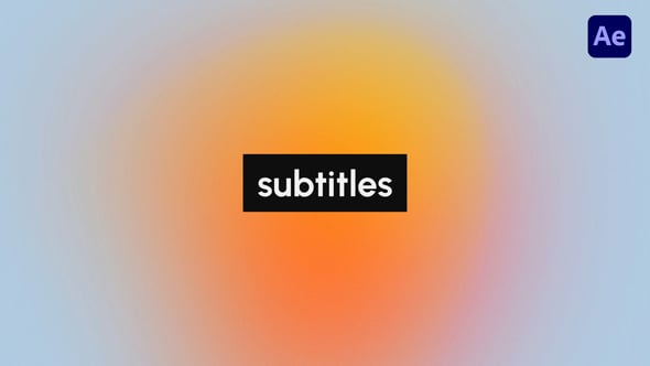 Videohive Subtitles