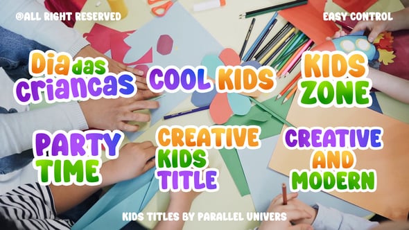 Videohive Kids Titles | AE