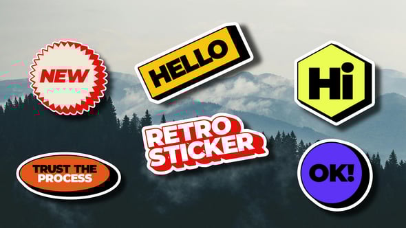 Videohive Animated Stickers | AE