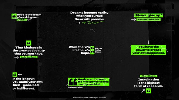 Videohive Quotes Titles | AE 59482707