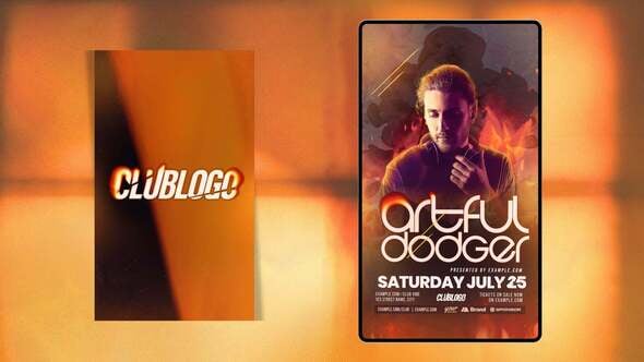 Videohive Animated Nightclub Flyer Template 59318849