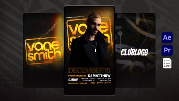 Videohive Animated Nightclub Flyer Template