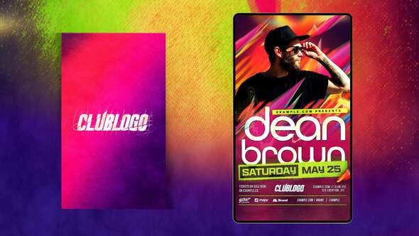 Videohive Animated Nightclub Flyer Template 59252178