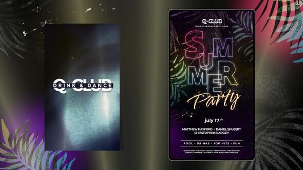Videohive Animated Nightclub Flyer Template 59515150