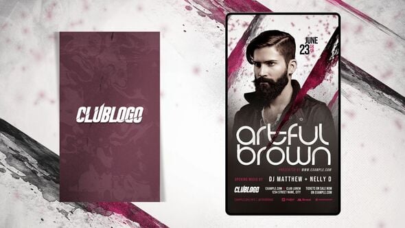 Videohive Animated Nightclub Flyer Template 59486079