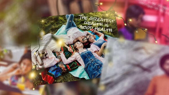 Videohive Fairy Lights Moments Slideshow