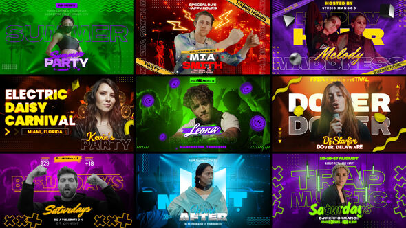 Videohive Freeze Frame Music Event Promo