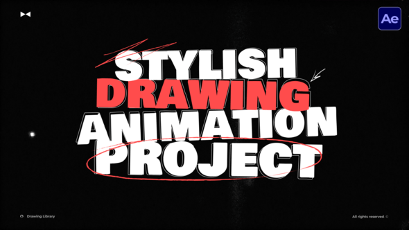 Videohive Drawing Kinetic Titles  AE
