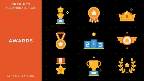 Videohive Awards graphic animation template | After Effects