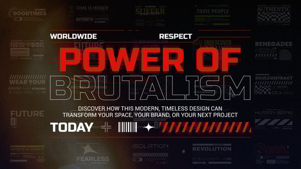 Videohive Brutalism Titles