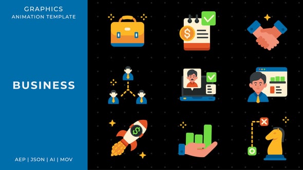 Videohive Business graphic animation template | After Effects