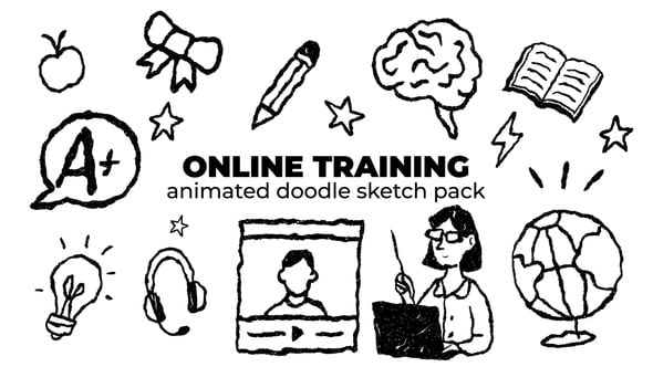 Videohive Online Training – Animated Doodle Sketch Pack