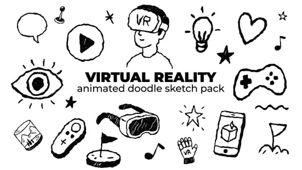 Videohive Virtual Reality – Animated Doodle Sketch Pack