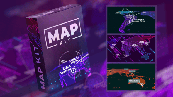 Videohive Map Kit 29389113