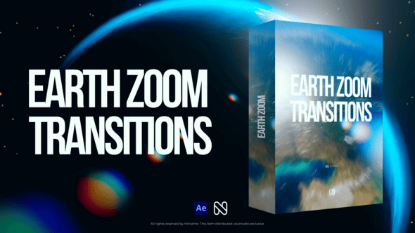 Videohive Earth Zoom Transitions