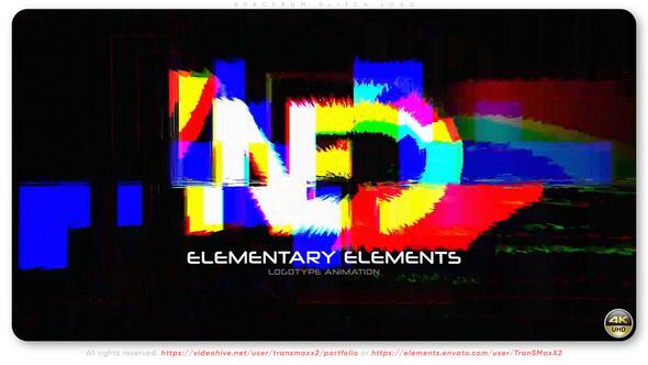 Videohive Elementary Elements – Draft Logo Animation