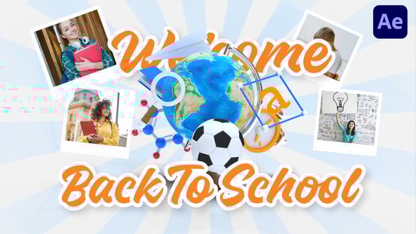 Videohive Welcome Back to School Intro