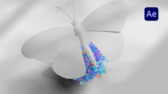Videohive Butterfly Awakening Logo Reveal