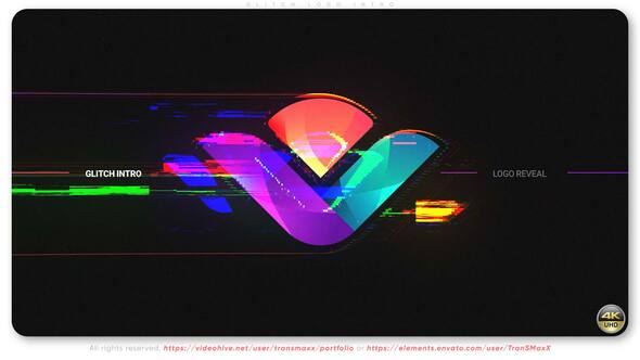 Videohive Glitch Abberation – Logo Intro