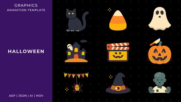 Videohive Halloween graphic animation template | After Effects