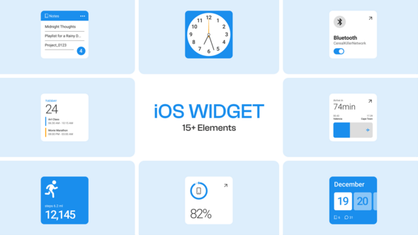 Videohive iOs Widget