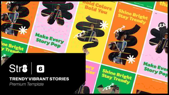 Videohive Trendy Vibrant Stories