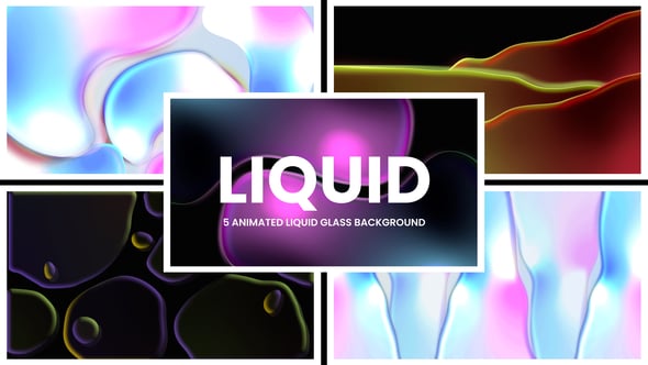 Videohive Liquid Glass Background Loop