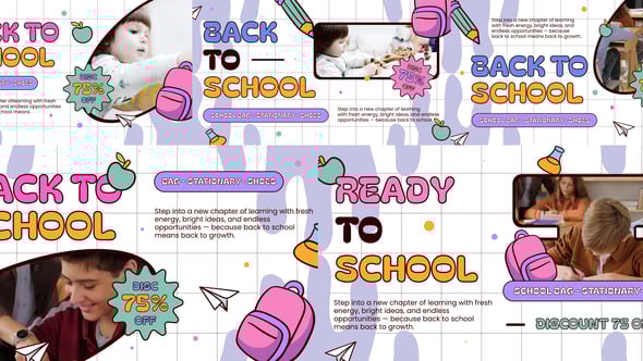 Videohive Back to School Promo Landscape